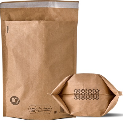 10 x Jiffy Expandable Padded Mailers Bags Size 1 (195x250x140mm)